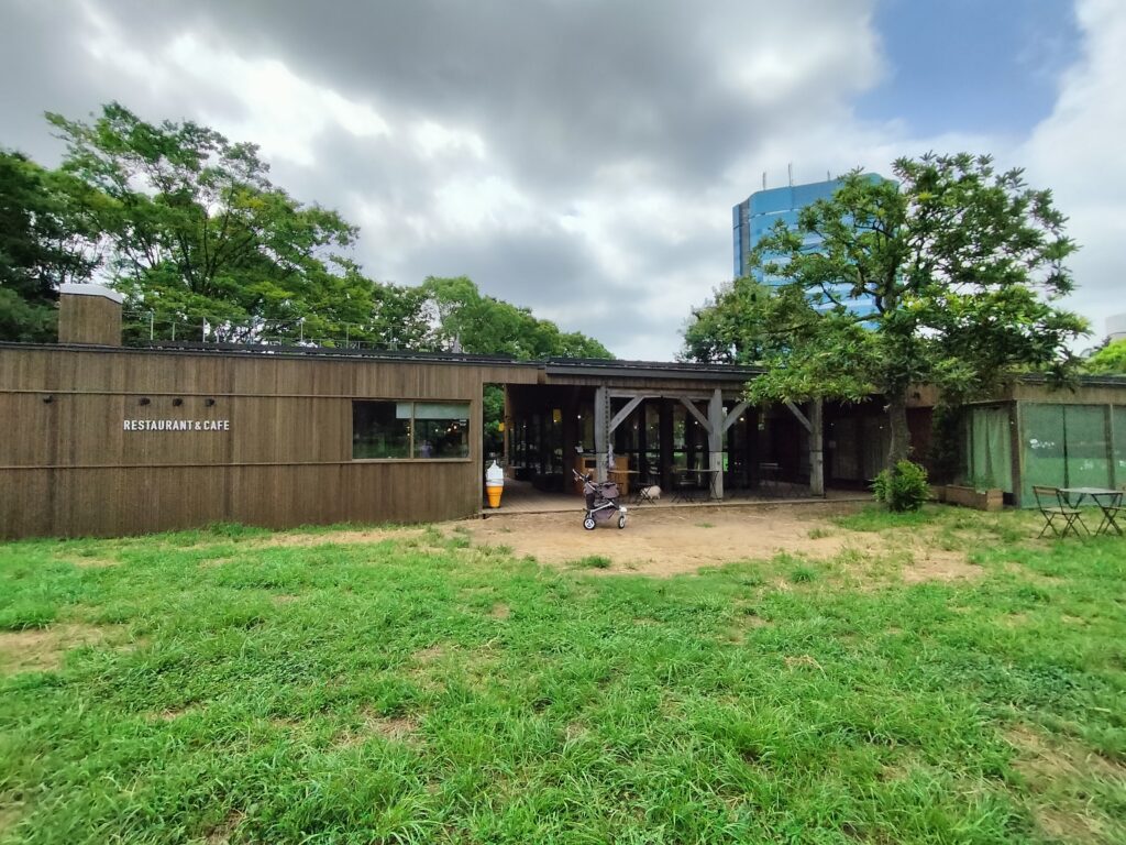 Cafe in Kiba Park Koto-ku Tokyo