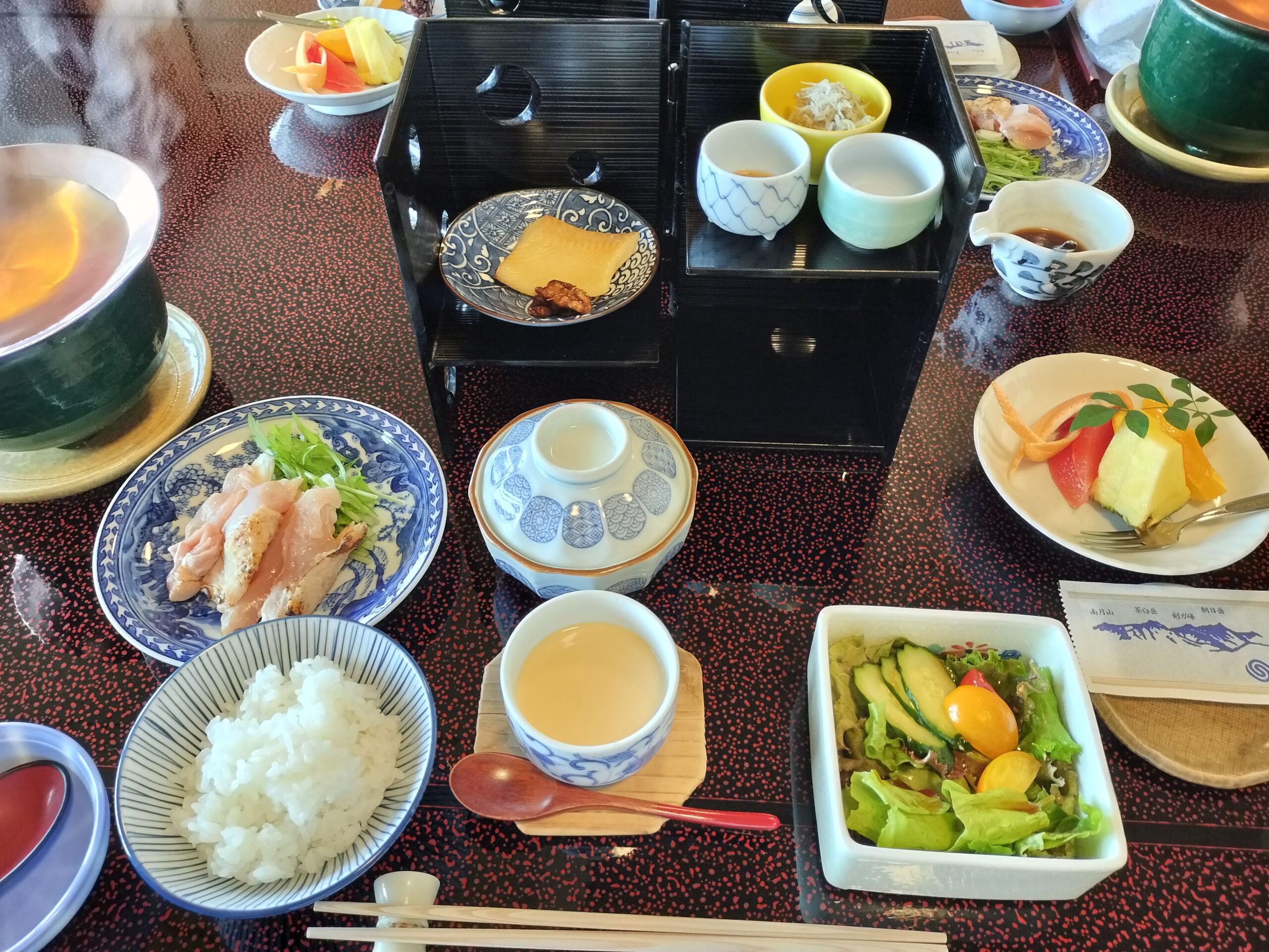 Kaiseki at Nasu Sanraku Ryokan, Tochigi Japan