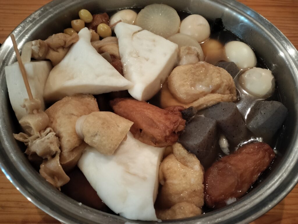 Home made oden Japan