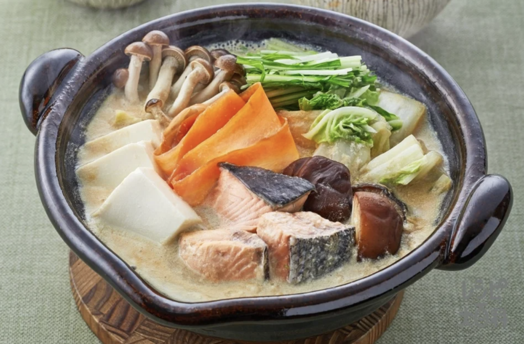 Soy milk hot pot (tonyu nabe)